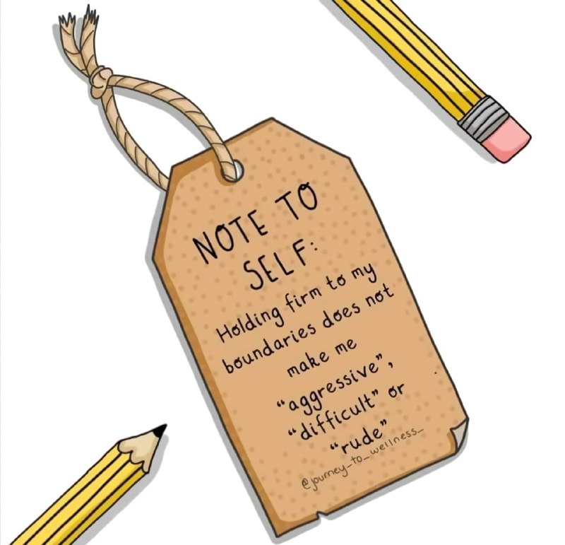 坚持自己的边界 ≠ 咄咄逼人坚持自己的边界 ≠ 难搞坚持自己的边界 ≠ 无礼 source