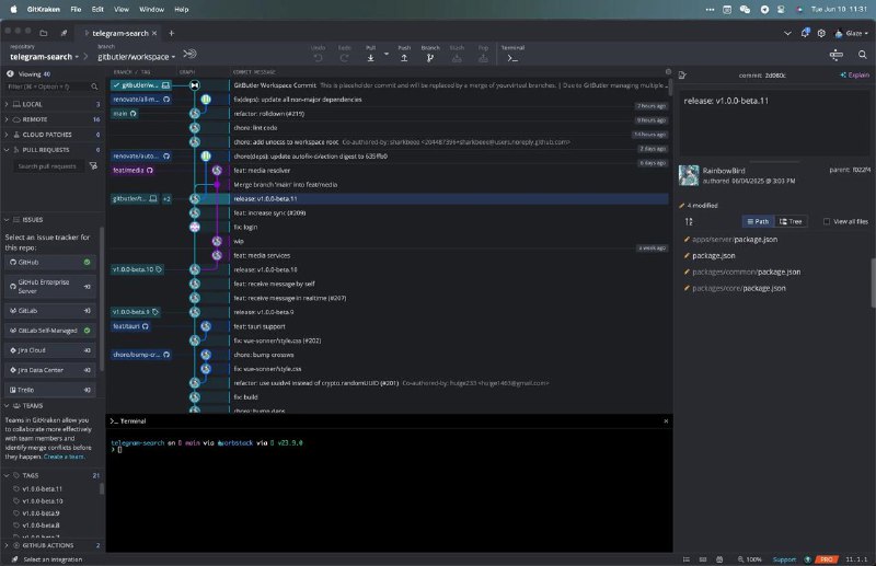 #GitHub情报 #APP🧑‍💻 Git 客户端横评VSCode 的 Git 类插件在大部分时候都够用，但是如果你需要一个功能更加完善的 Git 客户端，欢迎阅读本篇内容