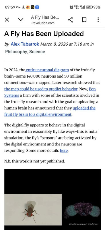 给果蝇完整的一生8日，科技圈出现了一条非常诡异、也非常炸裂的新闻