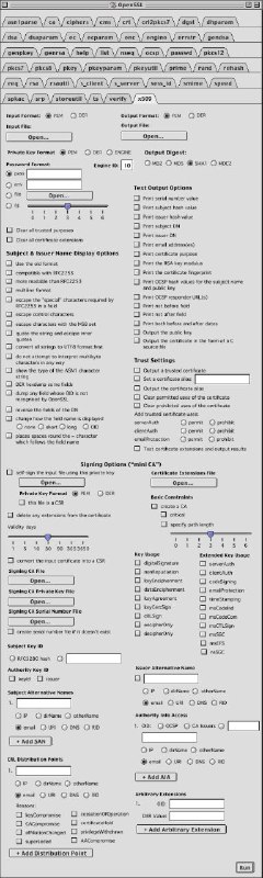 如果把openssl做成一个GUI软件source