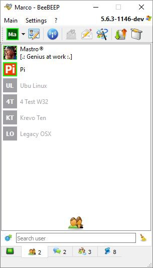 LAN-Messenger 1.BeeBEEP 小蜜蜂A LAN messenger for all operating systems that has been under constant development since 2010!Project page: 