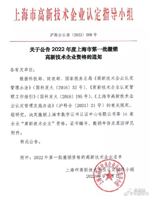 支付宝因研发费用占比不达标被上海撤销高新技术企业资格，之前曾自称为主动放弃申报