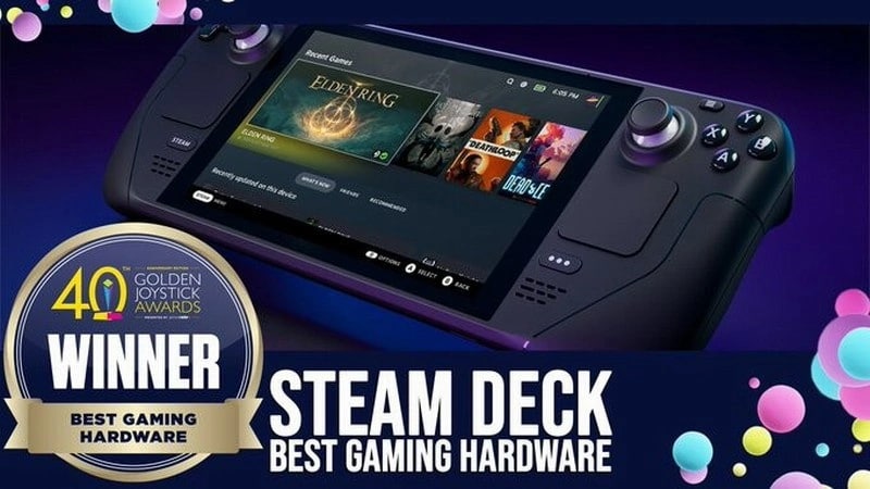 🎮 第 40 届金摇杆年度大奖获奖游戏名单公布                                                                                                                                                                                         ・年度游戏：《艾尔登法环》・最佳叙事：《地平线：西之绝境》・最佳持续游玩：《原神》・最佳视觉设计：《艾尔登法环》・年度最佳工作室：FromSoftware・最佳 DLC：《茶杯头：最后的美食》・最佳抢先体验：《史莱姆牧场 2》・最佳独立游戏：《咩咩启示录》・最佳多人游戏：《艾尔登法环》・最佳音效：《重金属：地狱歌手》・最佳游戏预告片：《模拟山羊 3》・最佳游戏社区：《最终幻想 14》・最佳游戏硬件：Steam Deck・突破奖：《吸血鬼幸存者》・评委选择奖：《艾尔登法环》・最佳表演者：玛侬・盖奇（《不朽》）・任天堂年度游戏：《宝可梦传说：阿尔宙斯》・年度最佳 PC 游戏：《返回猴岛》・年度 PlayStation 游戏：《迷失》・年度 Xbox 游戏：《禁闭求生》・最受期待：《塞尔达传说：王国之泪》#游戏 #排行🤖 投稿：@zaihuabot📣 频道：@testflightcn